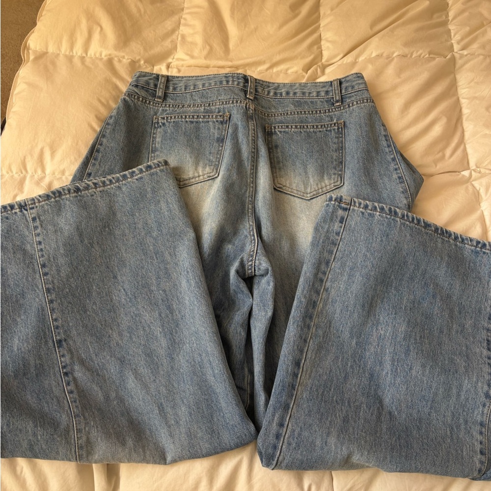 The Frankie Shop Light Blue Flare Jeans - Picture 7 of 8